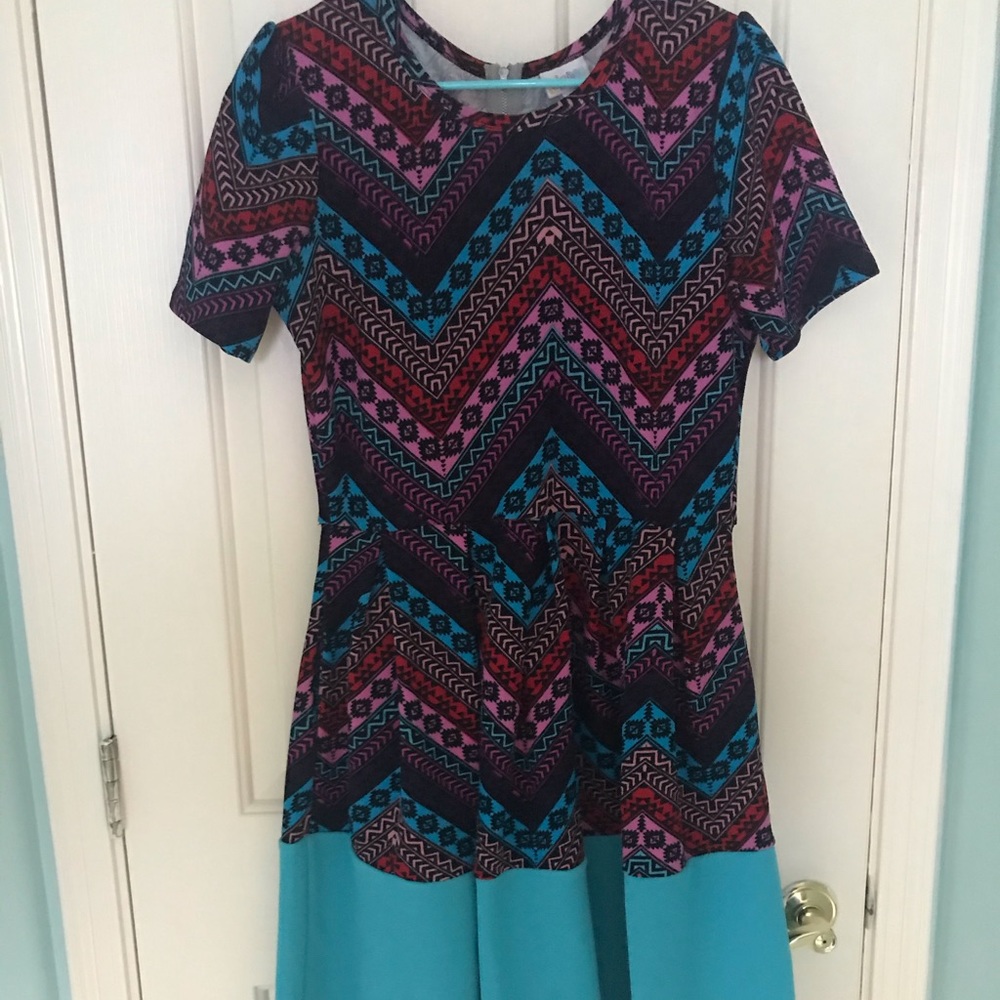 Multicolor lularoe Amelia